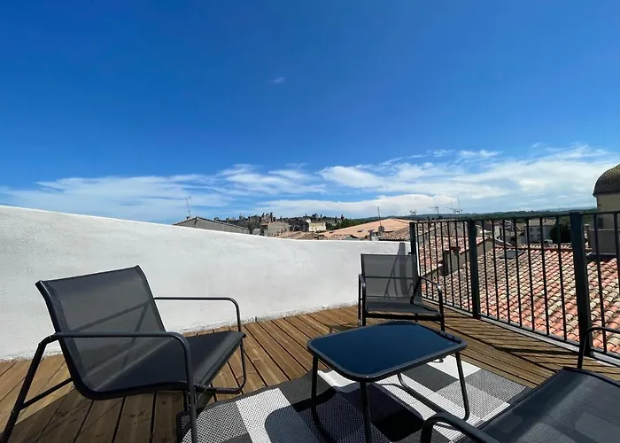 Rooftop N°38 - Et - Vue Cite Medievale Apartamento